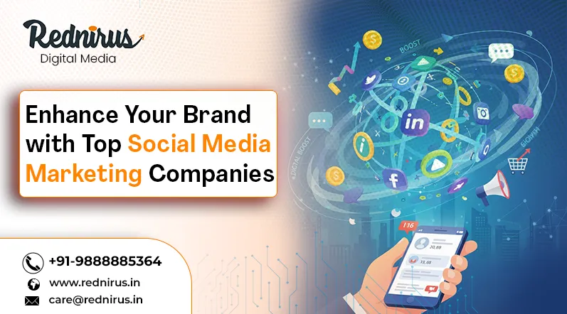 A vibrant social media marketing graphic showcasing various platforms — Social Media Marketing Companies