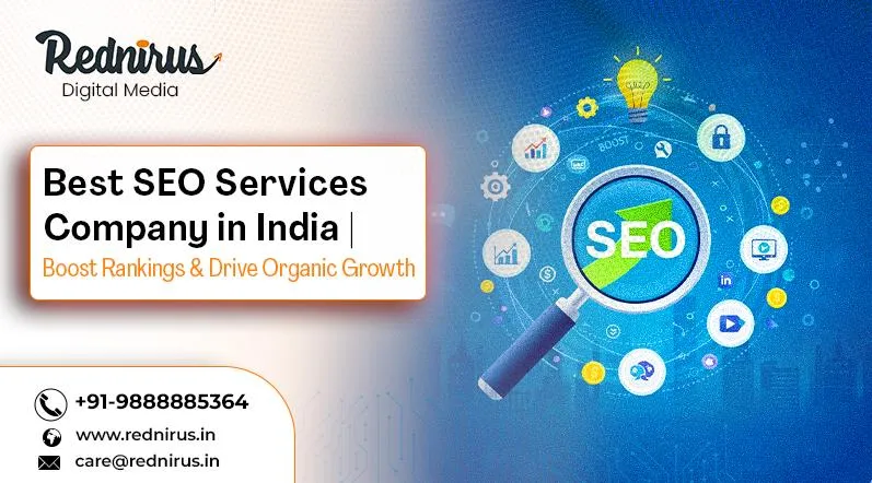 An office setting depicting a professional SEO agency at work, showcasing team collaboration and digital marketing strategies