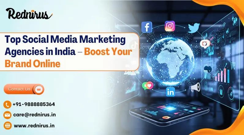 A vibrant graphic representing social media marketing in India. — Top Social Media Marketing