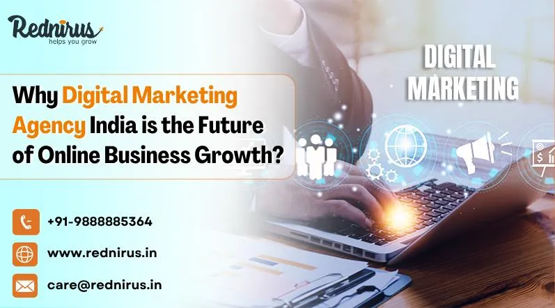 A vibrant representation of digital marketing growth in India — Digital Marketing Agency India