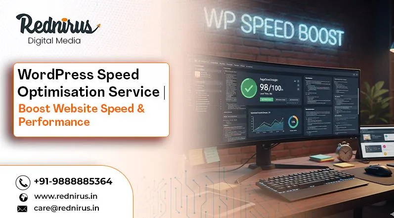 A web developer optimizing a WordPress website for speed and performance — Wordpress Speed Optimisation