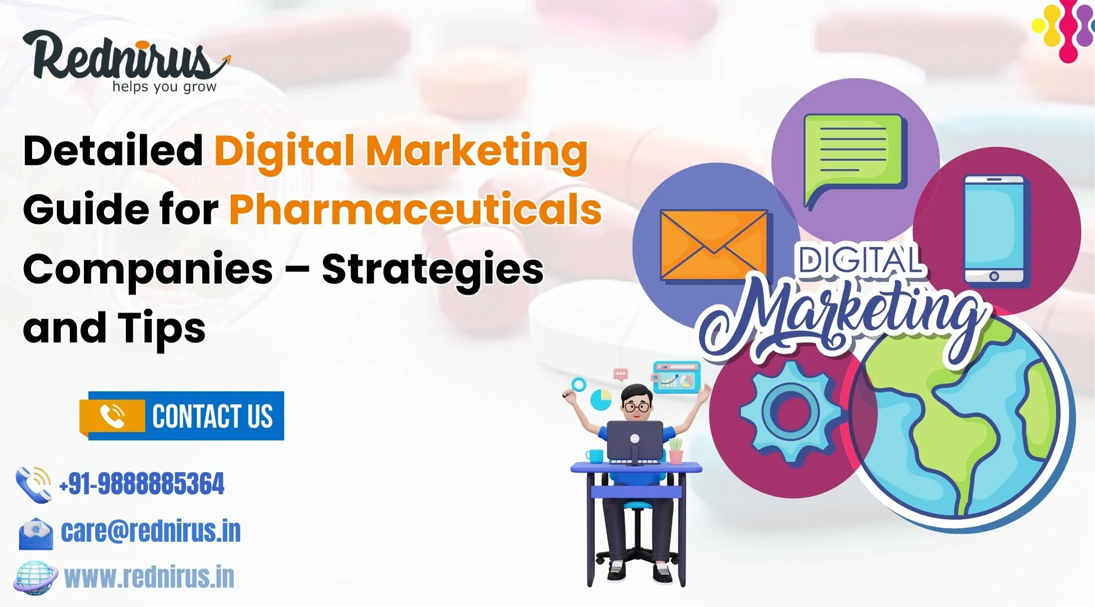 Detailed Digital Marketing Guide for Pharmaceuticals Companies – Strategies and Tips